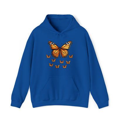 Monarch Butterflies Unisex Heavy Blend™ Hooded Sweatshirt, Pacific Grove Monarch Butterflies