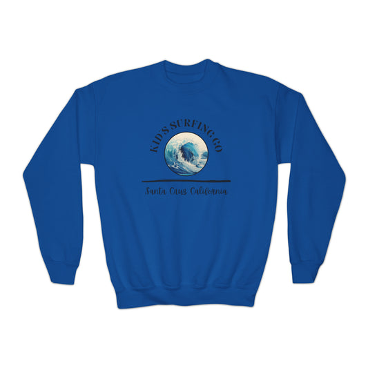 Kids Surfing Sweatshirt - Youth Crewneck Sweatshirt