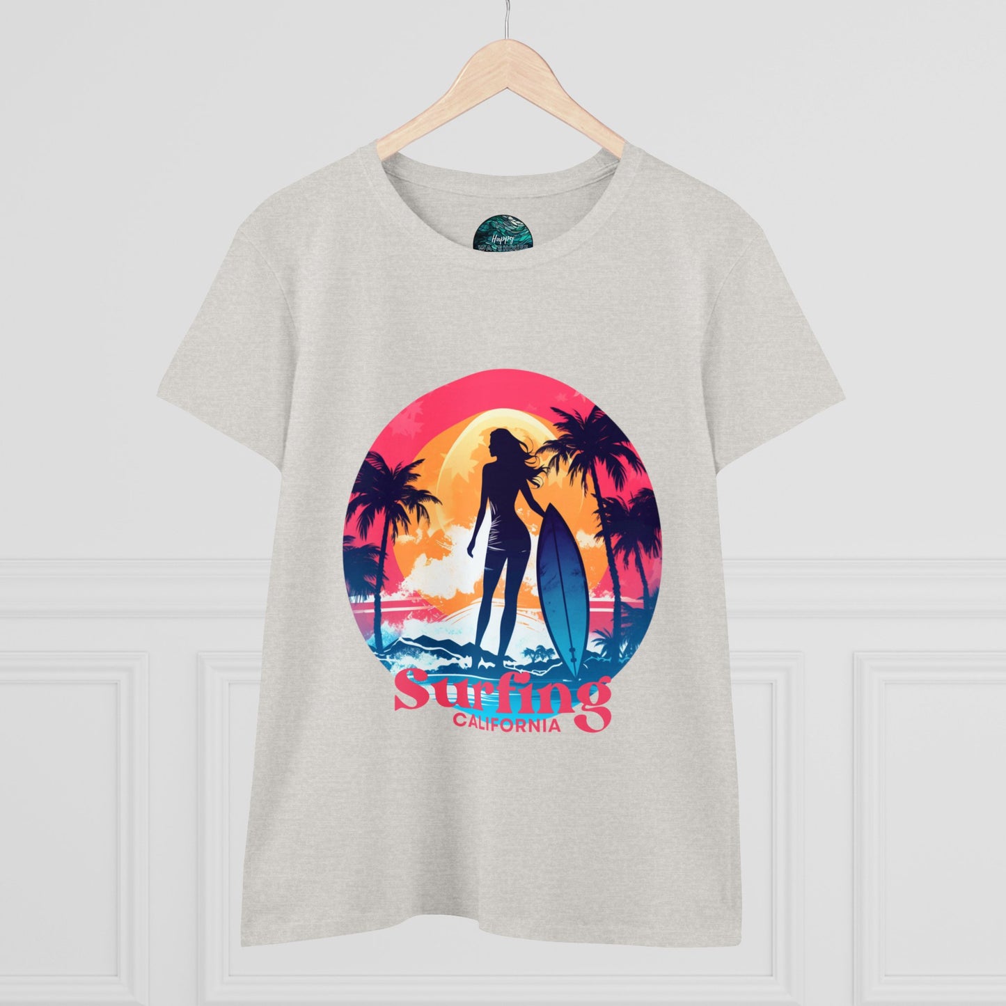 Surfing Shirt for Women, Hawaii Surf tee, Gift for Surfer, Surfer Women T-shirt, Women's Surf Tee