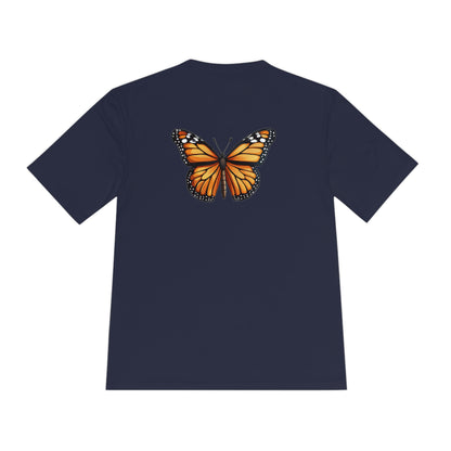 Monarch Butterfly Workout Shirt - Unisex Moisture Wicking Tee