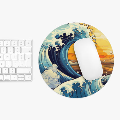 Ocean Waves Mouse Pad