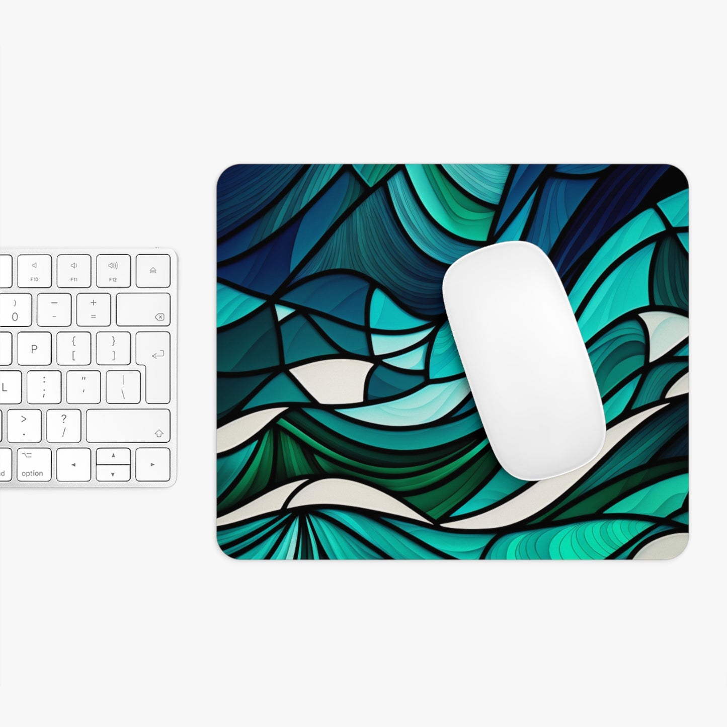 Ocean Waves Art Mouse Pad