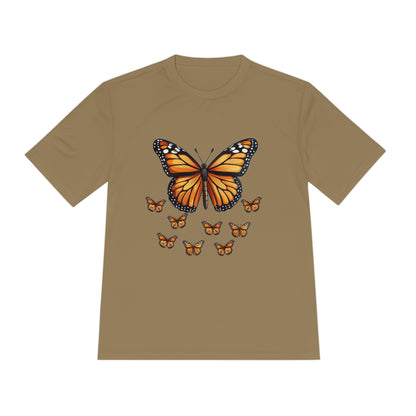 Monarch Butterfly Workout Shirt - Unisex Moisture Wicking Tee