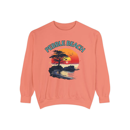 Pebble Beach Lone Cypress Unisex Garment-Dyed Sweatshirt