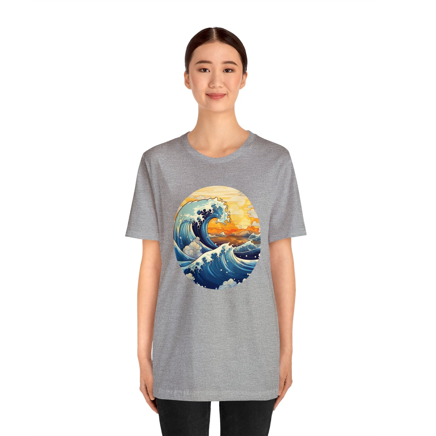 Ocean Waves T-Shirt - Unisex Short Sleeve Tee