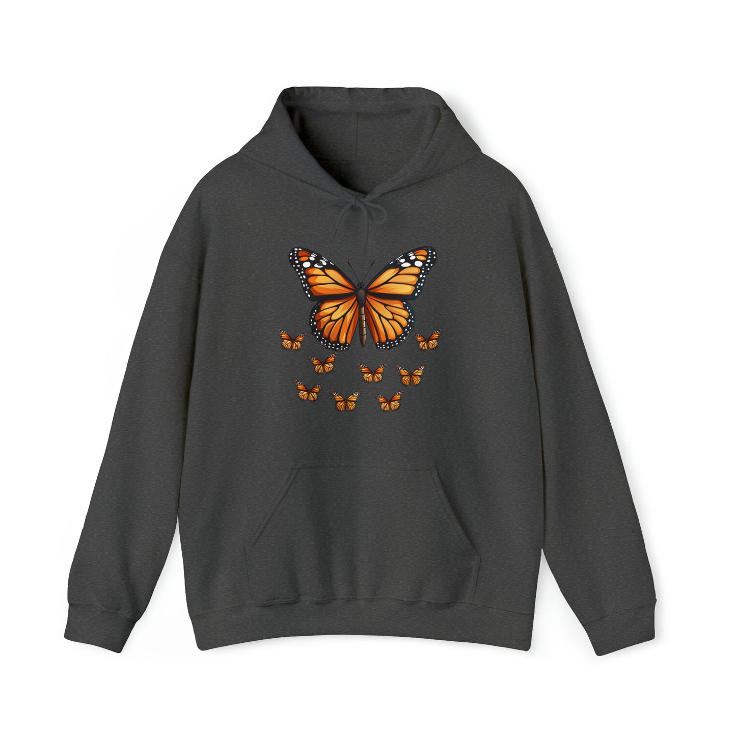 Monarch Butterflies Unisex Heavy Blend™ Hooded Sweatshirt, Pacific Grove Monarch Butterflies