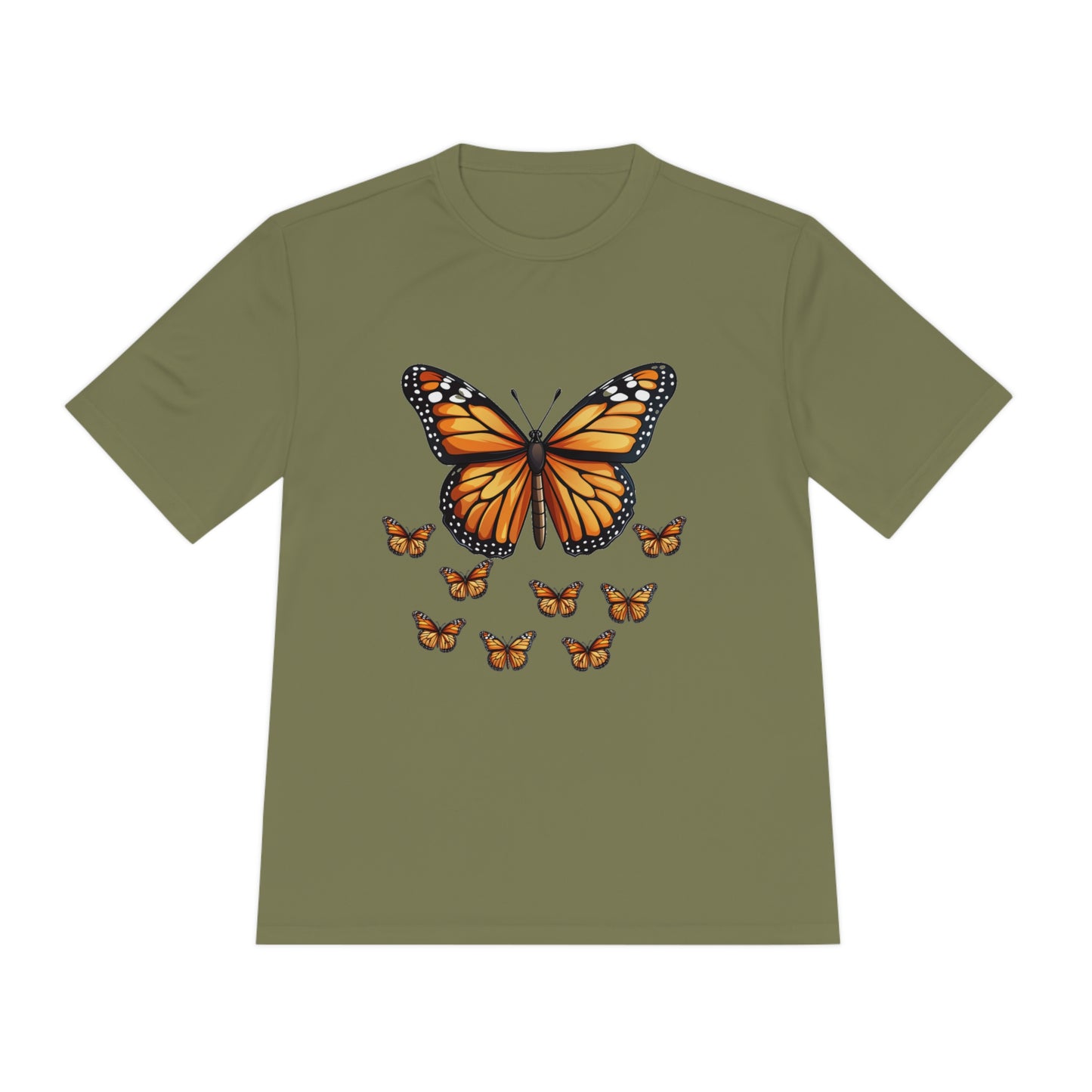 Monarch Butterfly Workout Shirt - Unisex Moisture Wicking Tee