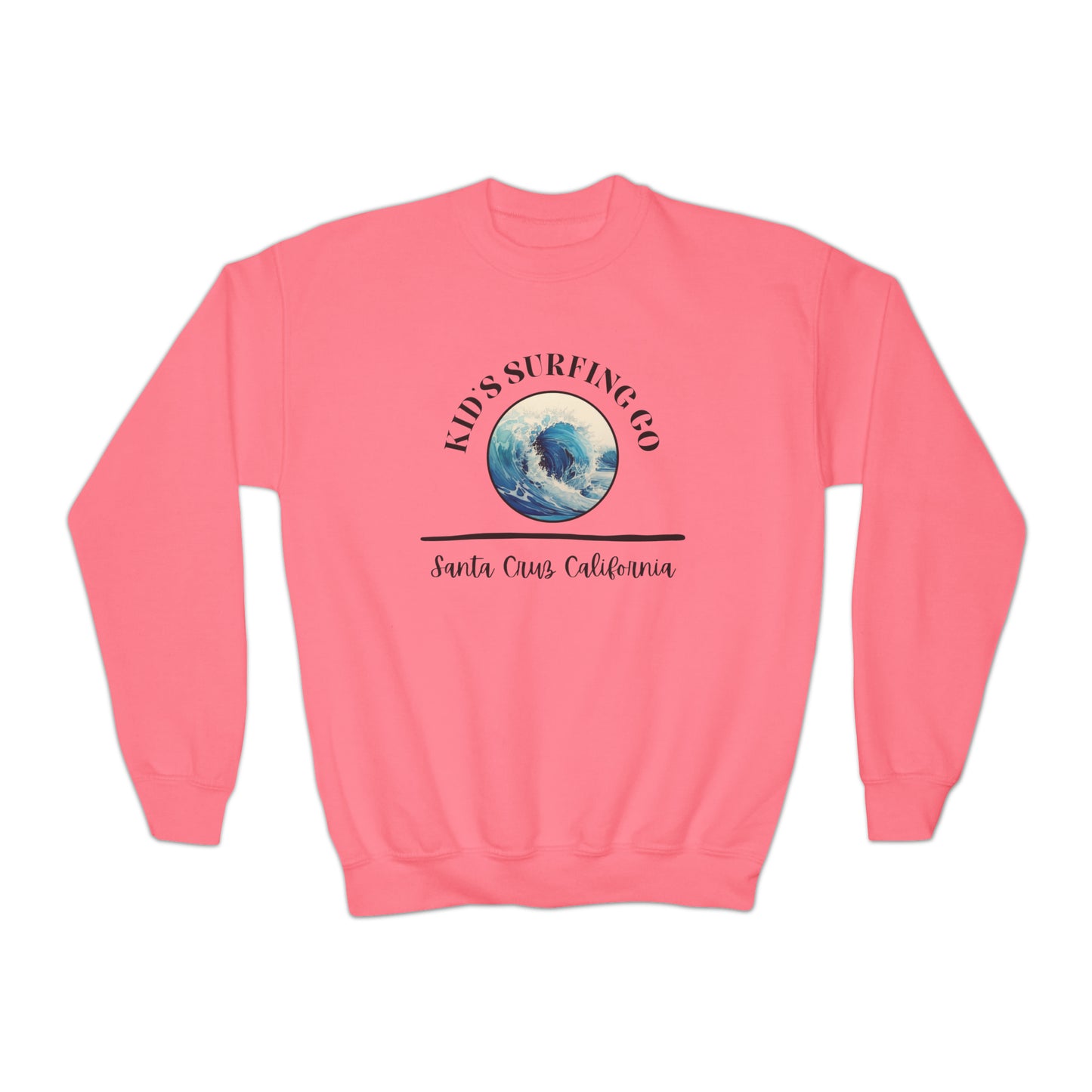 Kids Surfing Sweatshirt - Youth Crewneck Sweatshirt