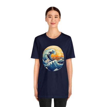 Ocean Waves T-Shirt - Unisex Short Sleeve Tee