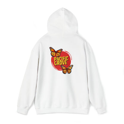 Pacific Grove, California Unisex Heavy Blend™ Hooded Sweatshirt, Monarch Butterflies