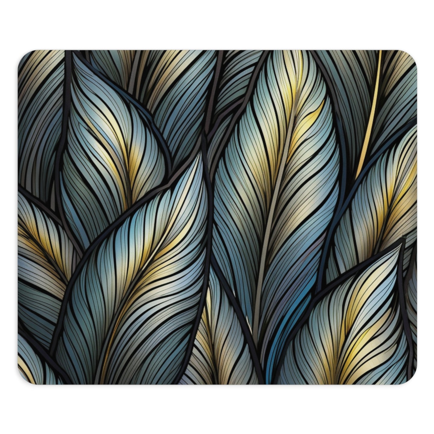 Feather Art Mouse Pad