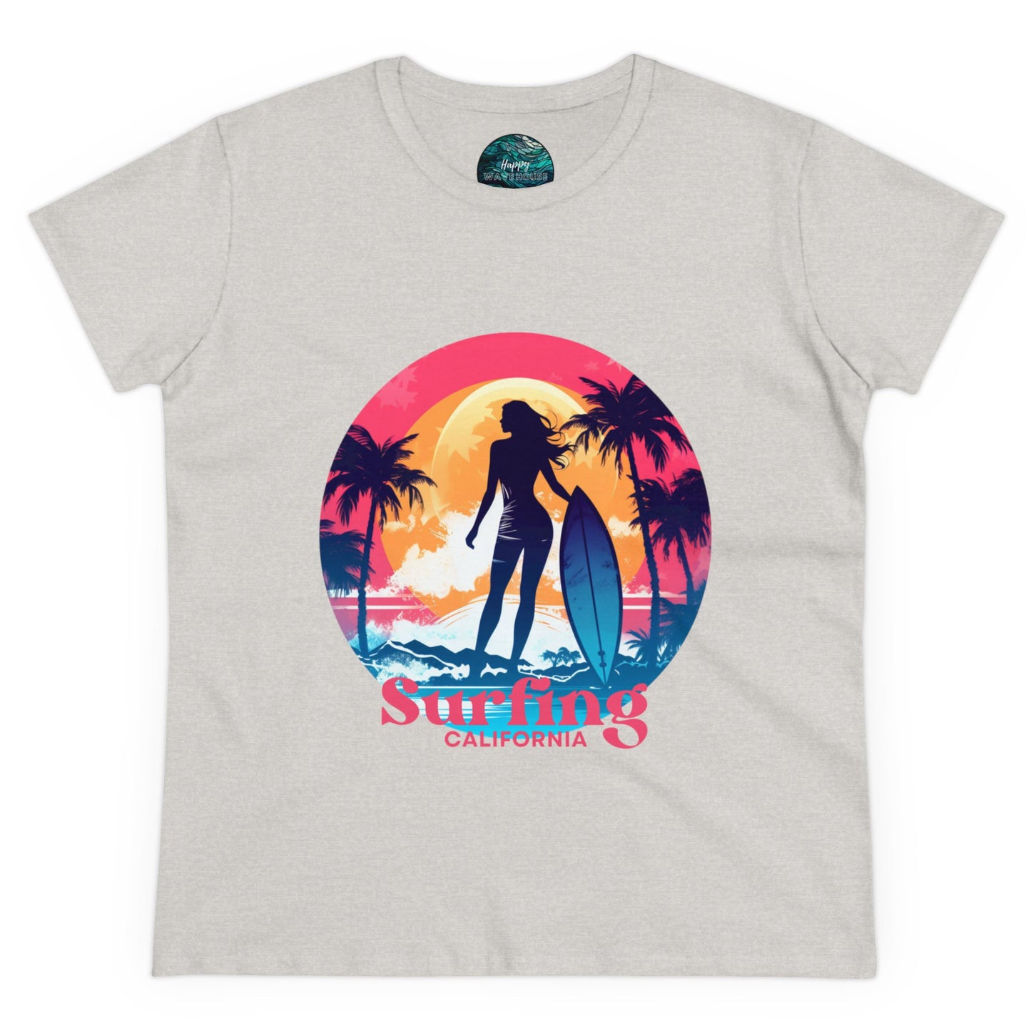 Surfing Shirt for Women, Hawaii Surf tee, Gift for Surfer, Surfer Women T-shirt, Women's Surf Tee