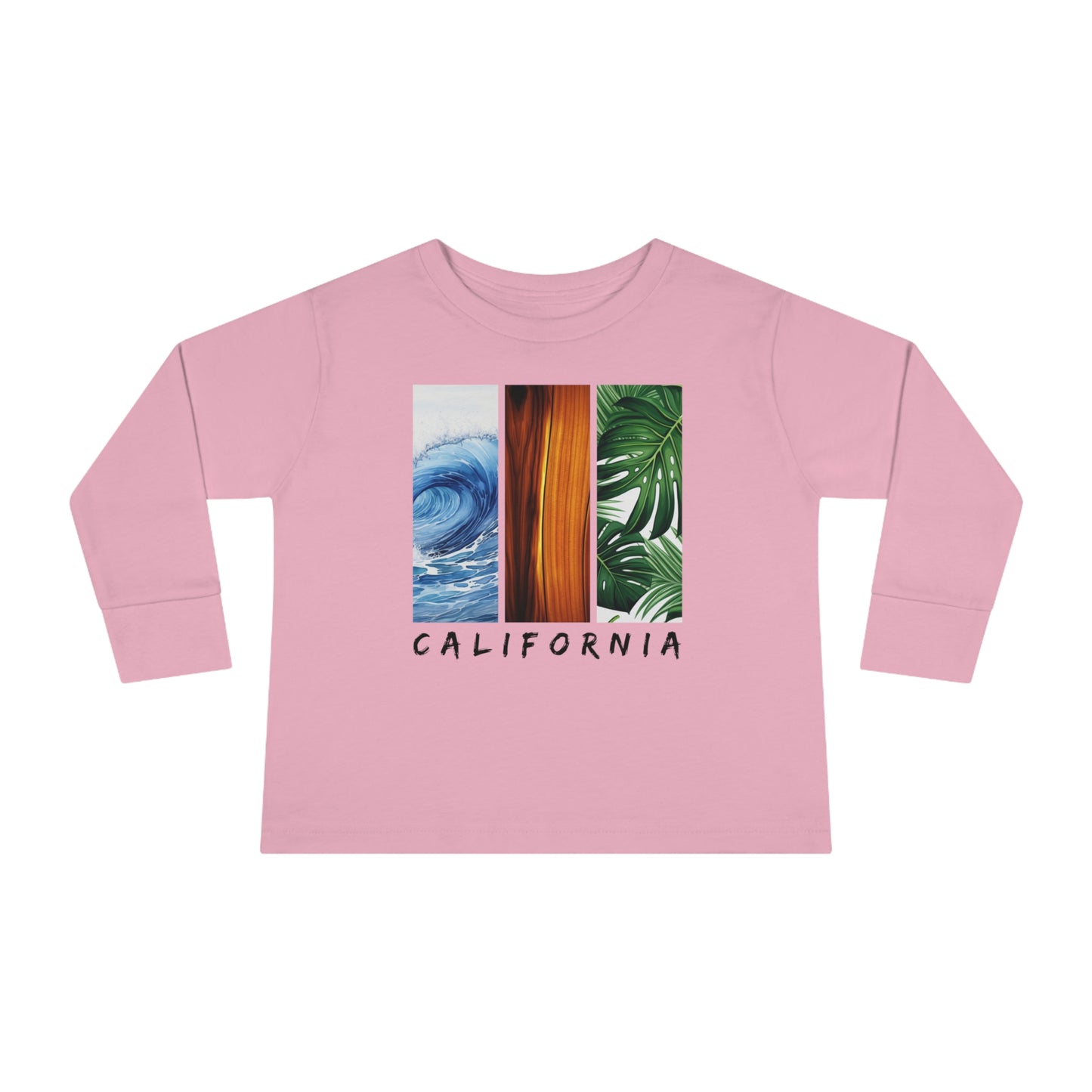 California Long Sleeved Shirt for Kids, Toddler Long Sleeve Tee