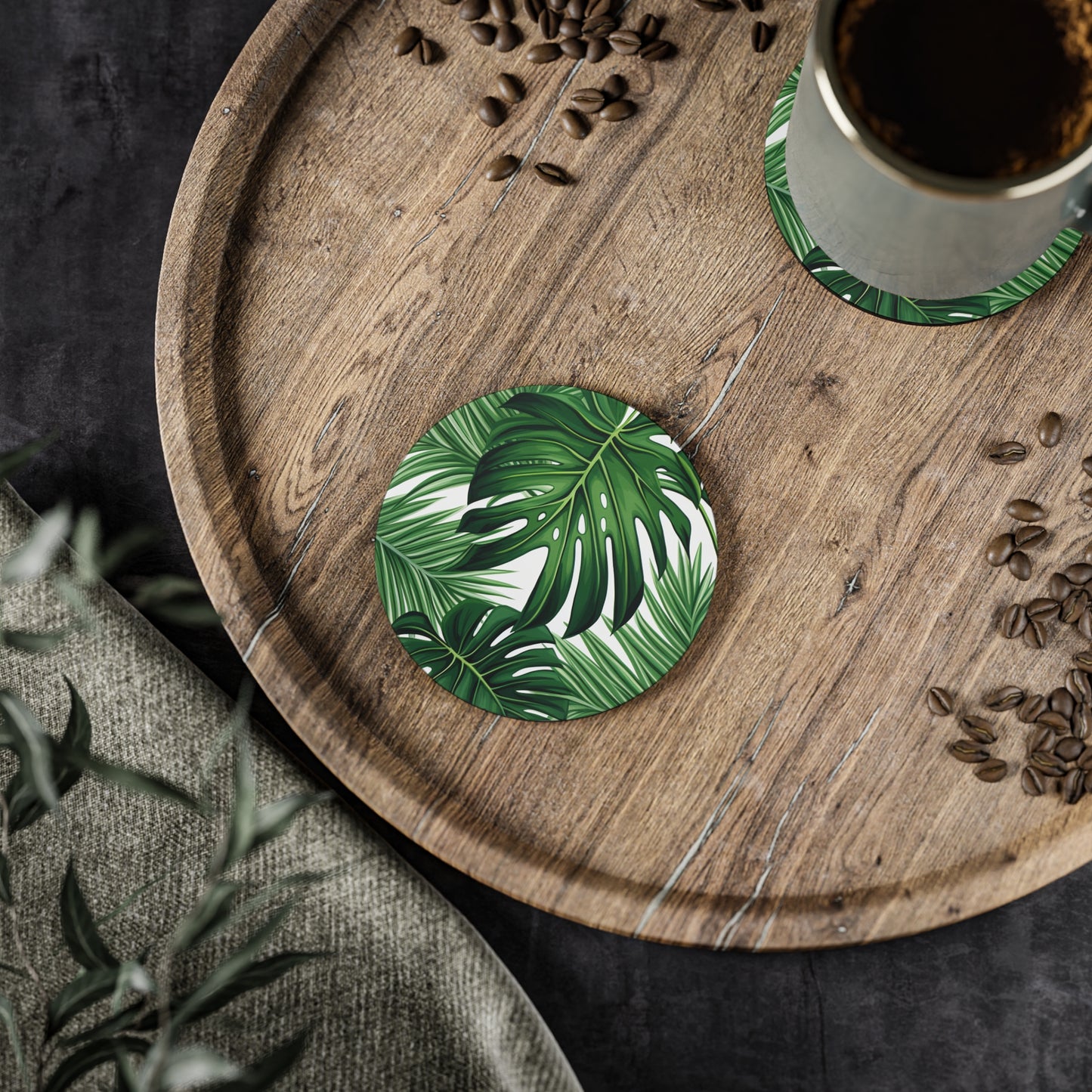 Tropical Palm Tree Coasters, Hawaii Coasters