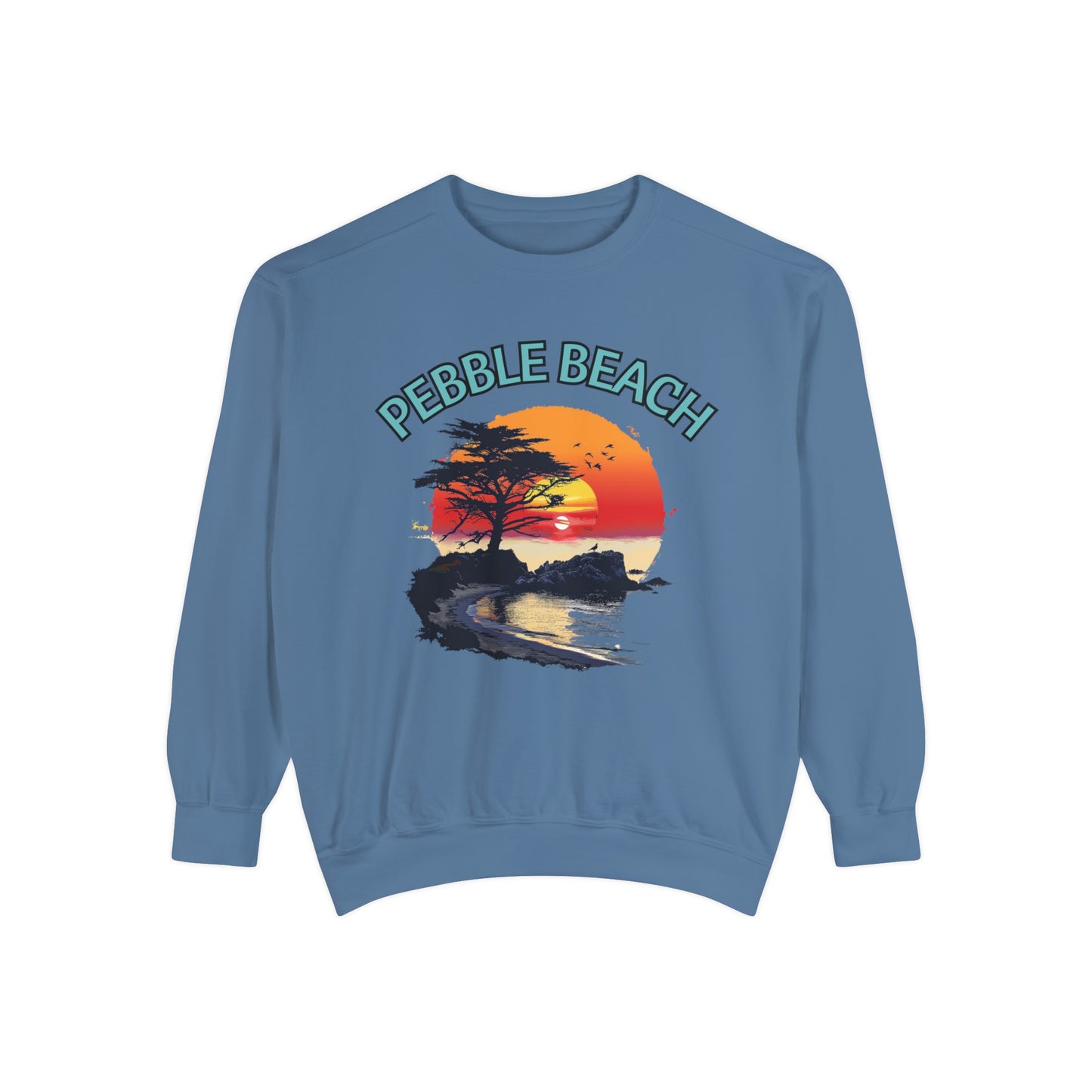 Pebble Beach Lone Cypress Unisex Garment-Dyed Sweatshirt