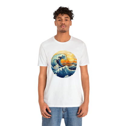 Ocean Waves T-Shirt - Unisex Short Sleeve Tee