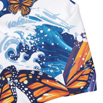 Monarch Butterfly & Rainbows Girls Two Piece Swimsuit