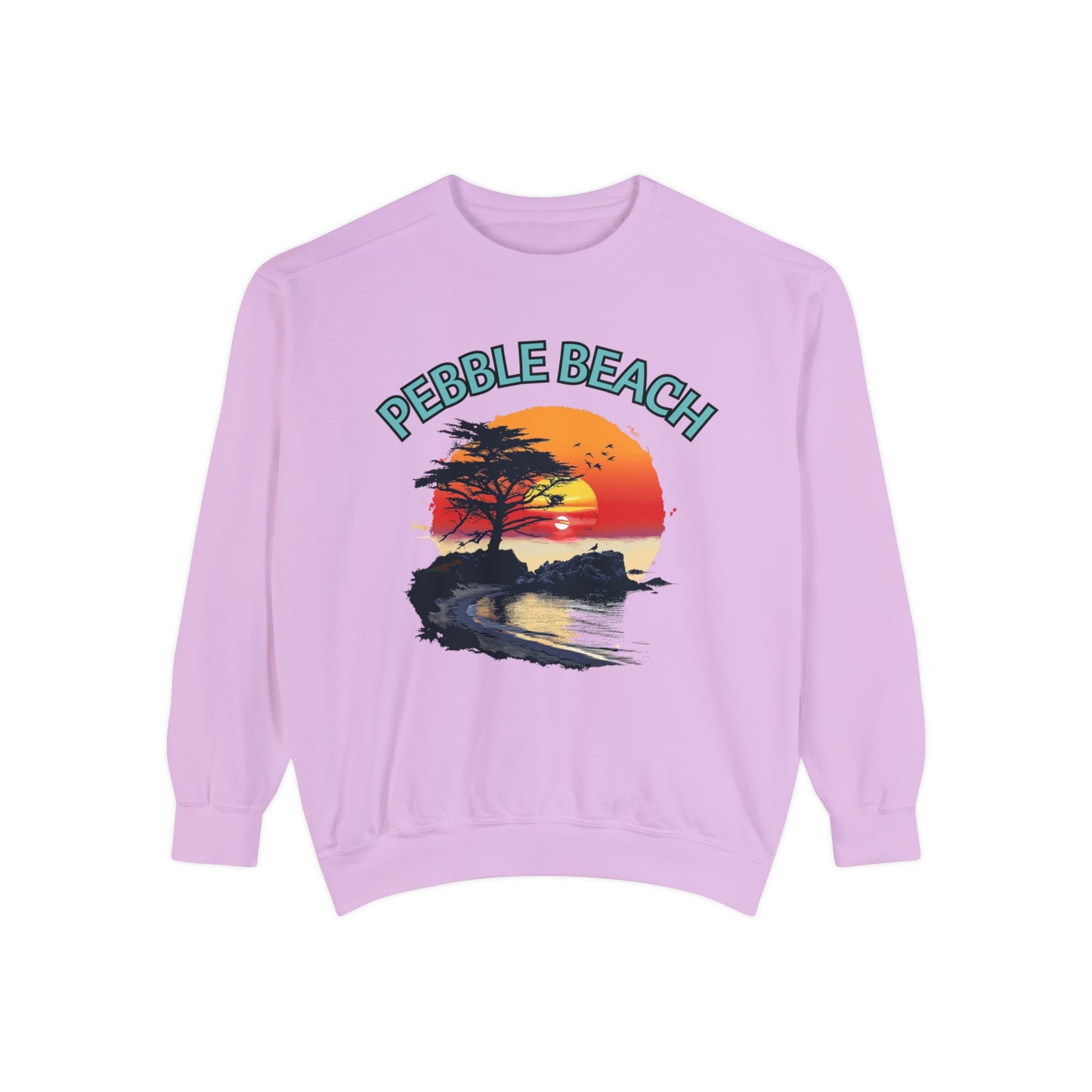 Pebble Beach Lone Cypress Unisex Garment-Dyed Sweatshirt