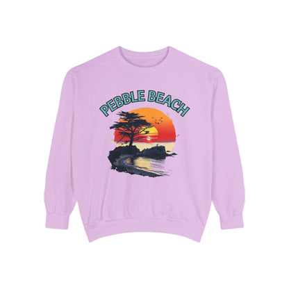 Pebble Beach Lone Cypress Unisex Garment-Dyed Sweatshirt