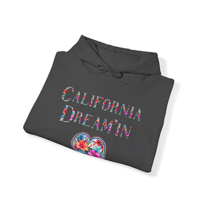 California Dream'in Hoodie T-Shirt Unisex Heavy Blend™ Hooded Sweatshirt Surf Hoodie