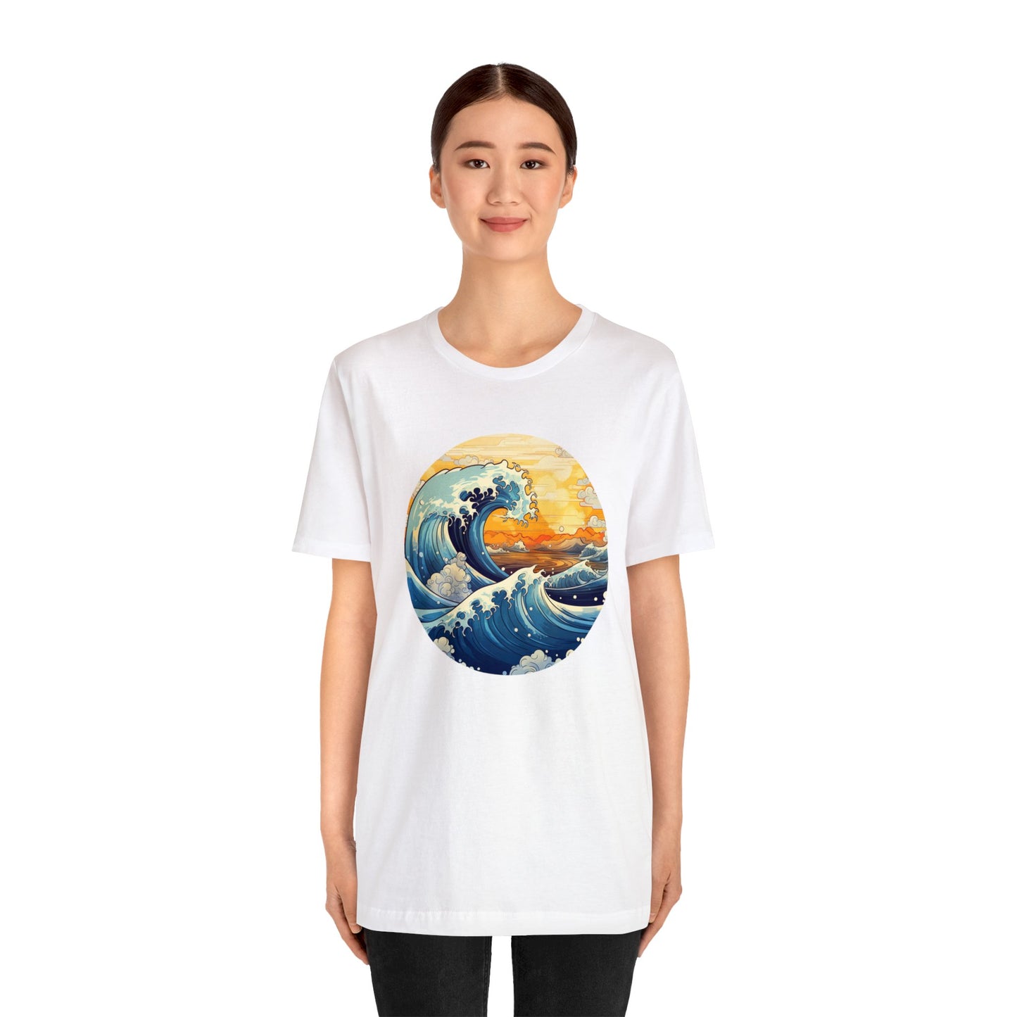 Ocean Waves T-Shirt - Unisex Short Sleeve Tee