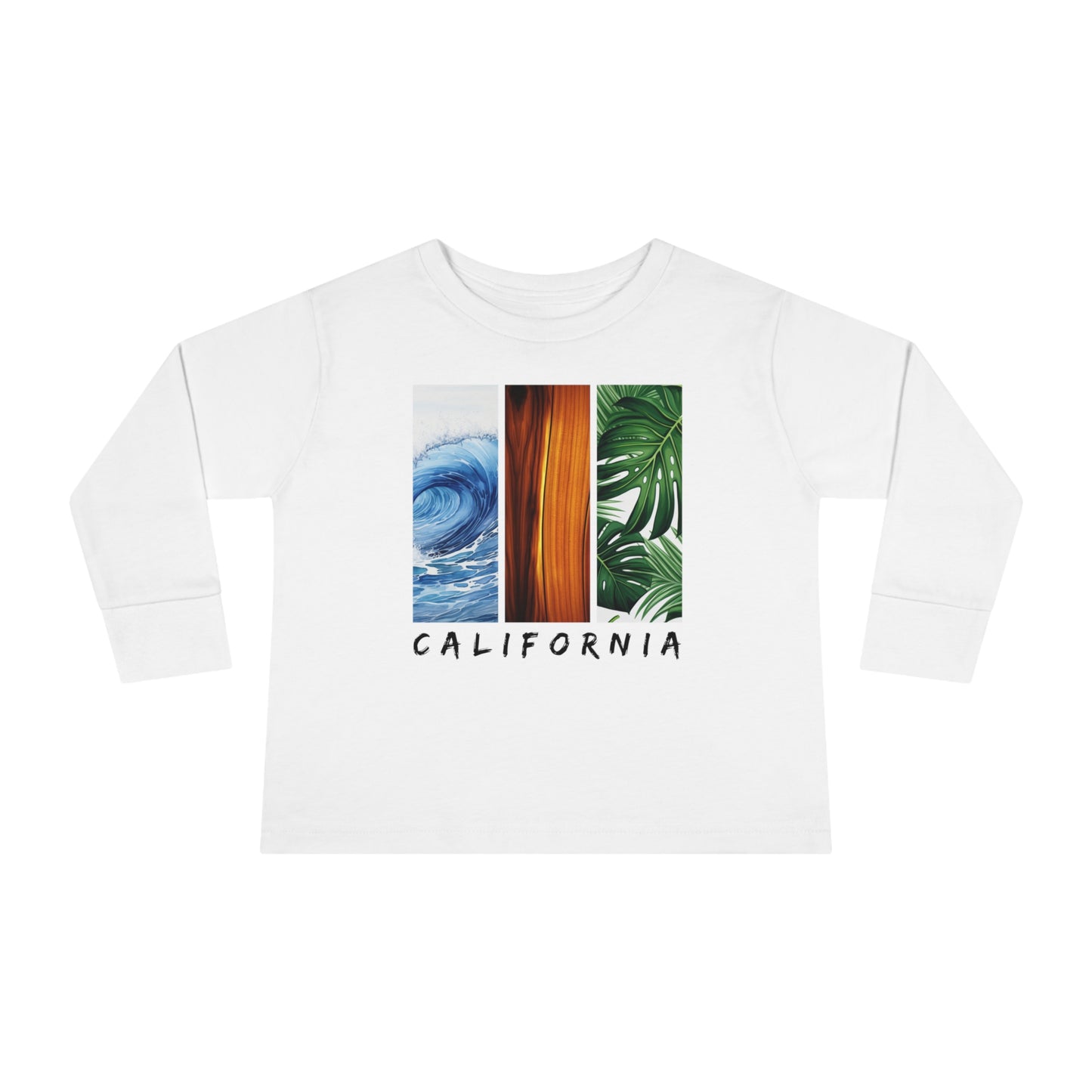 California Long Sleeved Shirt for Kids, Toddler Long Sleeve Tee