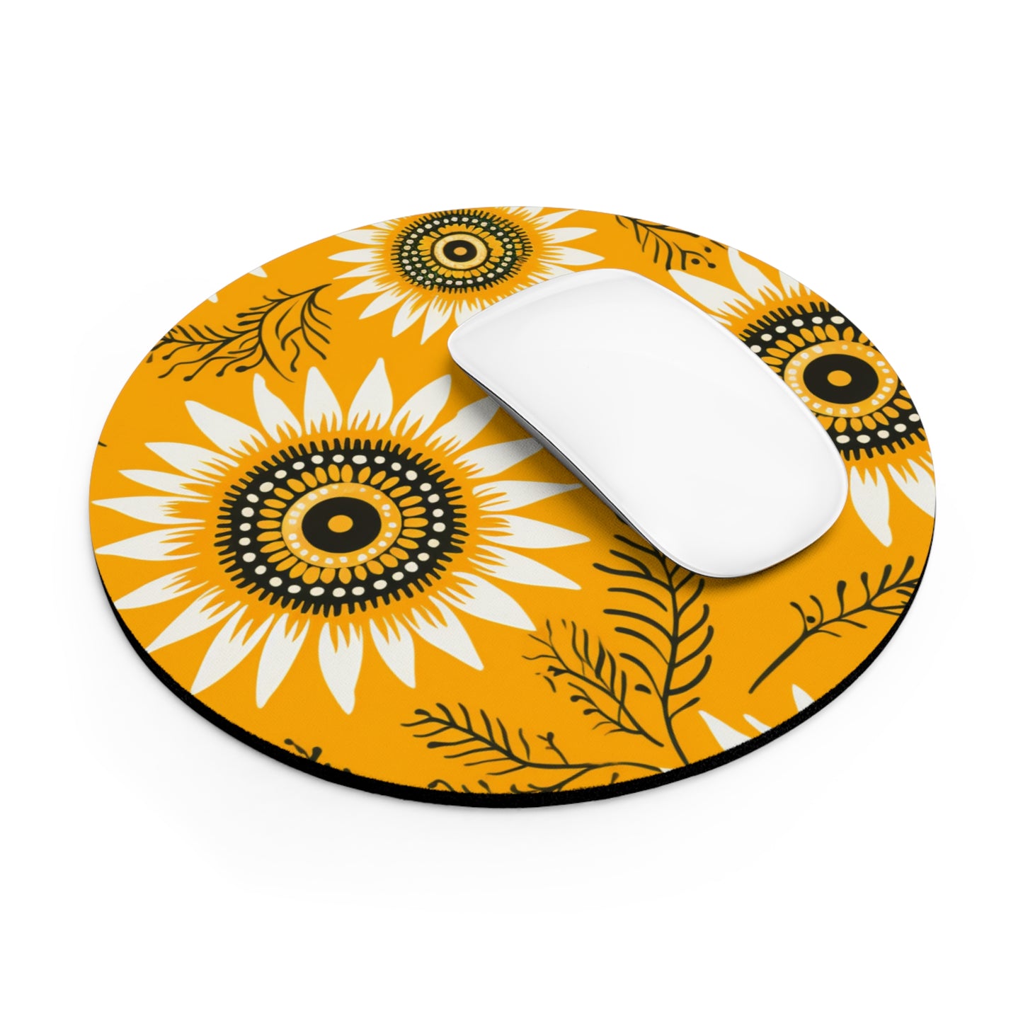 Sunflower Mouse Pad, Flower Mousepad