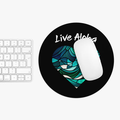 Live Aloha Hawaii Mouse Pad