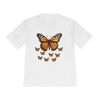 Monarch Butterfly Workout Shirt - Unisex Moisture Wicking Tee