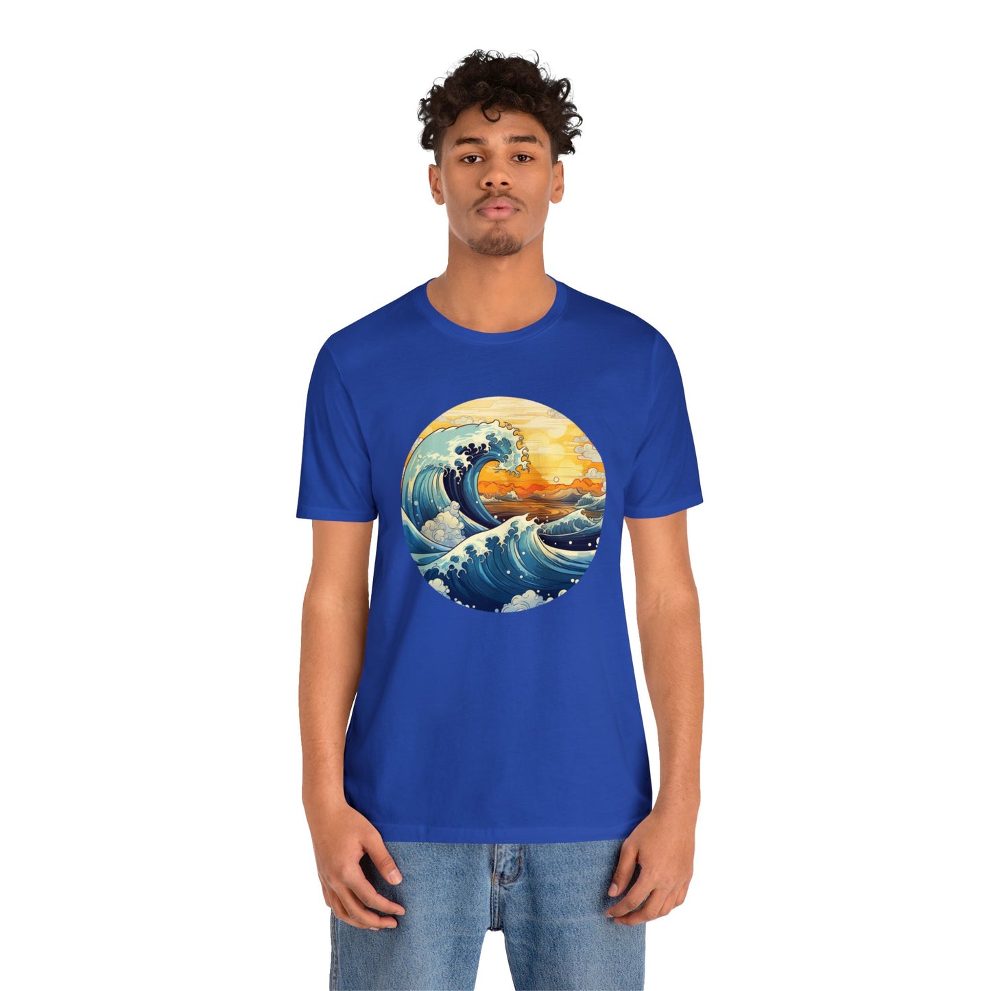 Ocean Waves T-Shirt - Unisex Short Sleeve Tee