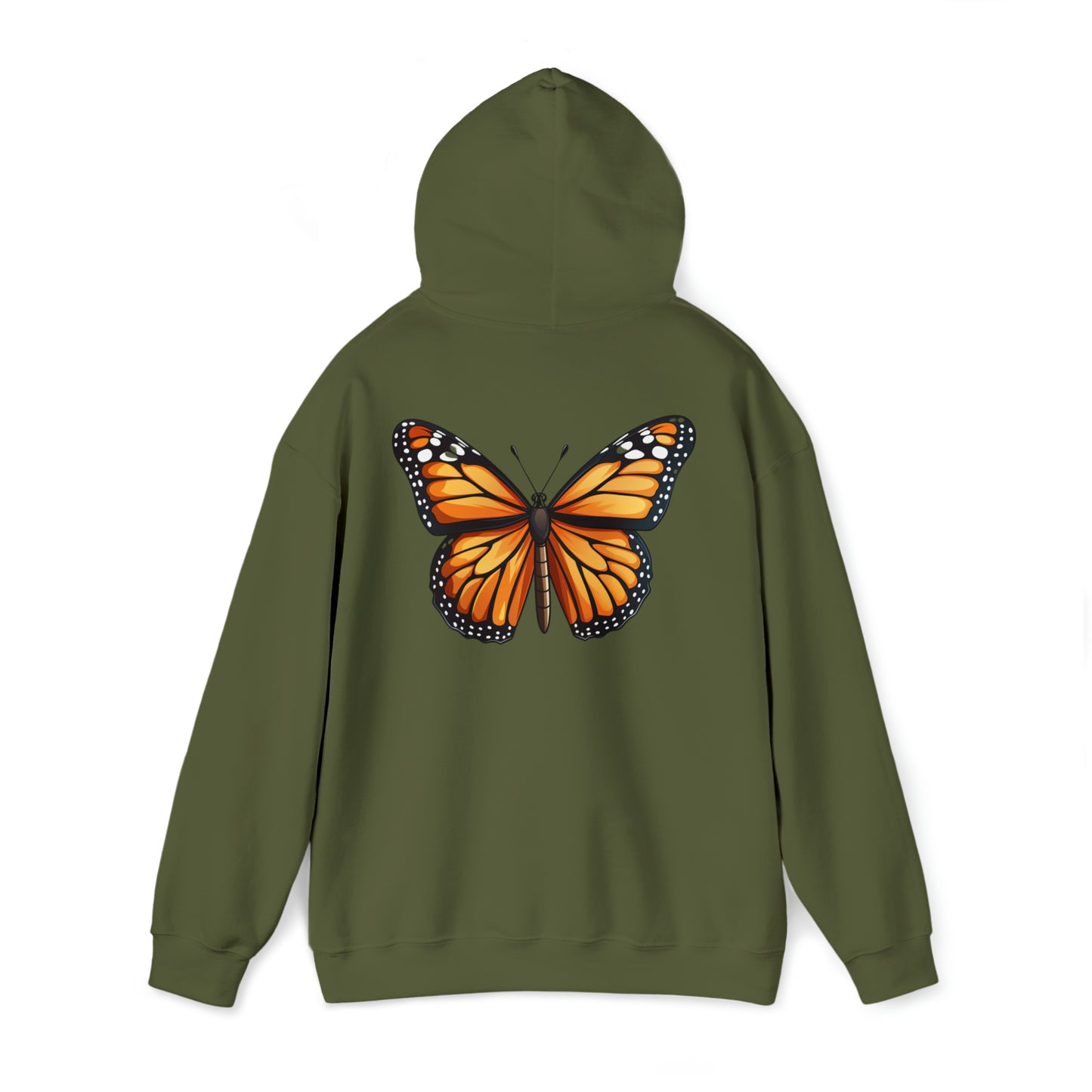 Monarch Butterflies Unisex Heavy Blend™ Hooded Sweatshirt, Pacific Grove Monarch Butterflies