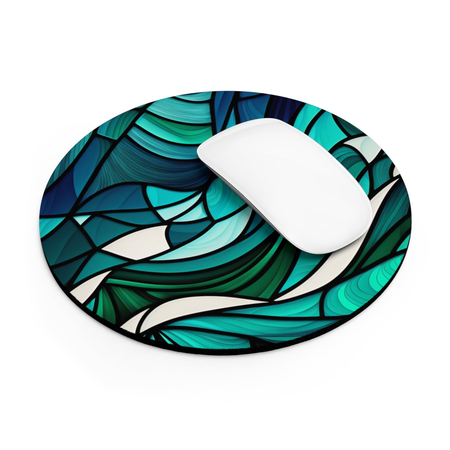 Ocean Waves Art Mouse Pad