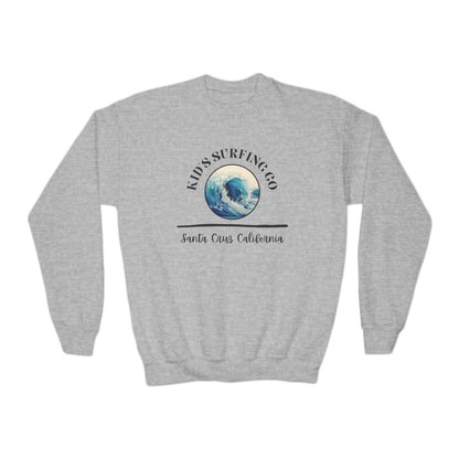 Kids Surfing Sweatshirt - Youth Crewneck Sweatshirt