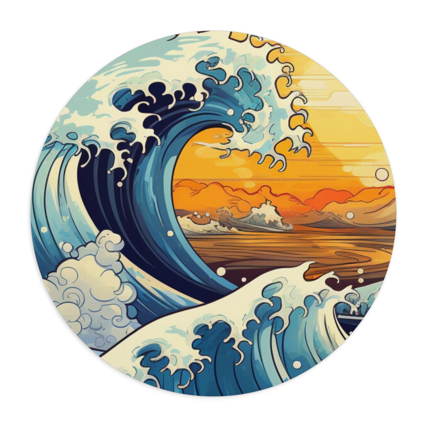 Ocean Waves Mouse Pad