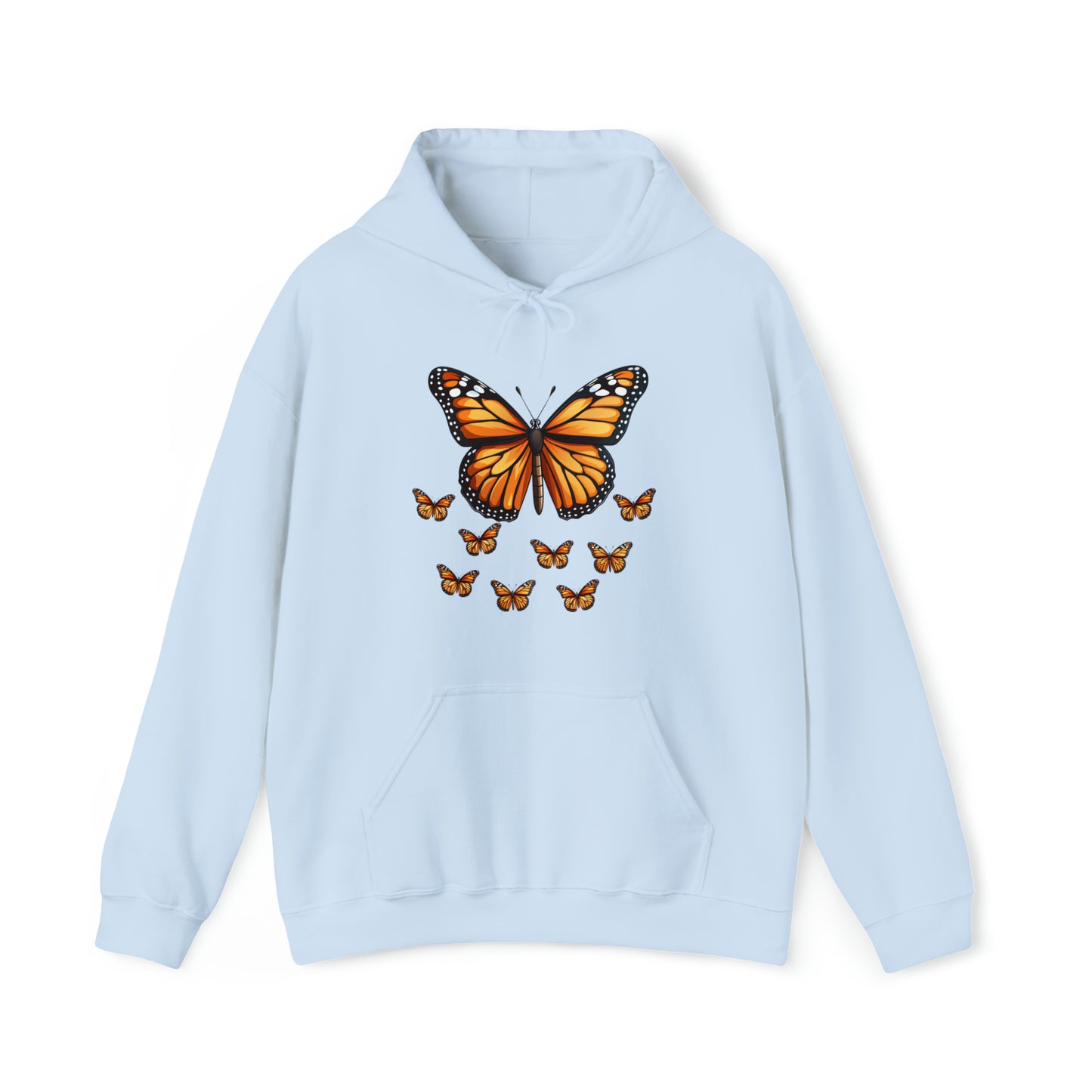 Monarch Butterflies Unisex Heavy Blend™ Hooded Sweatshirt, Pacific Grove Monarch Butterflies