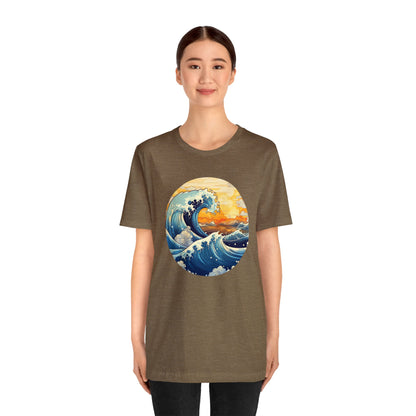 Ocean Waves T-Shirt - Unisex Short Sleeve Tee