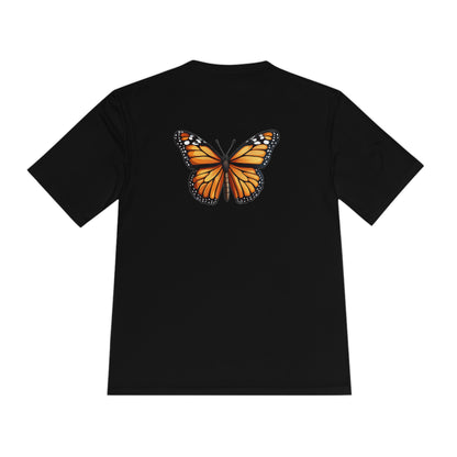 Monarch Butterfly Workout Shirt - Unisex Moisture Wicking Tee