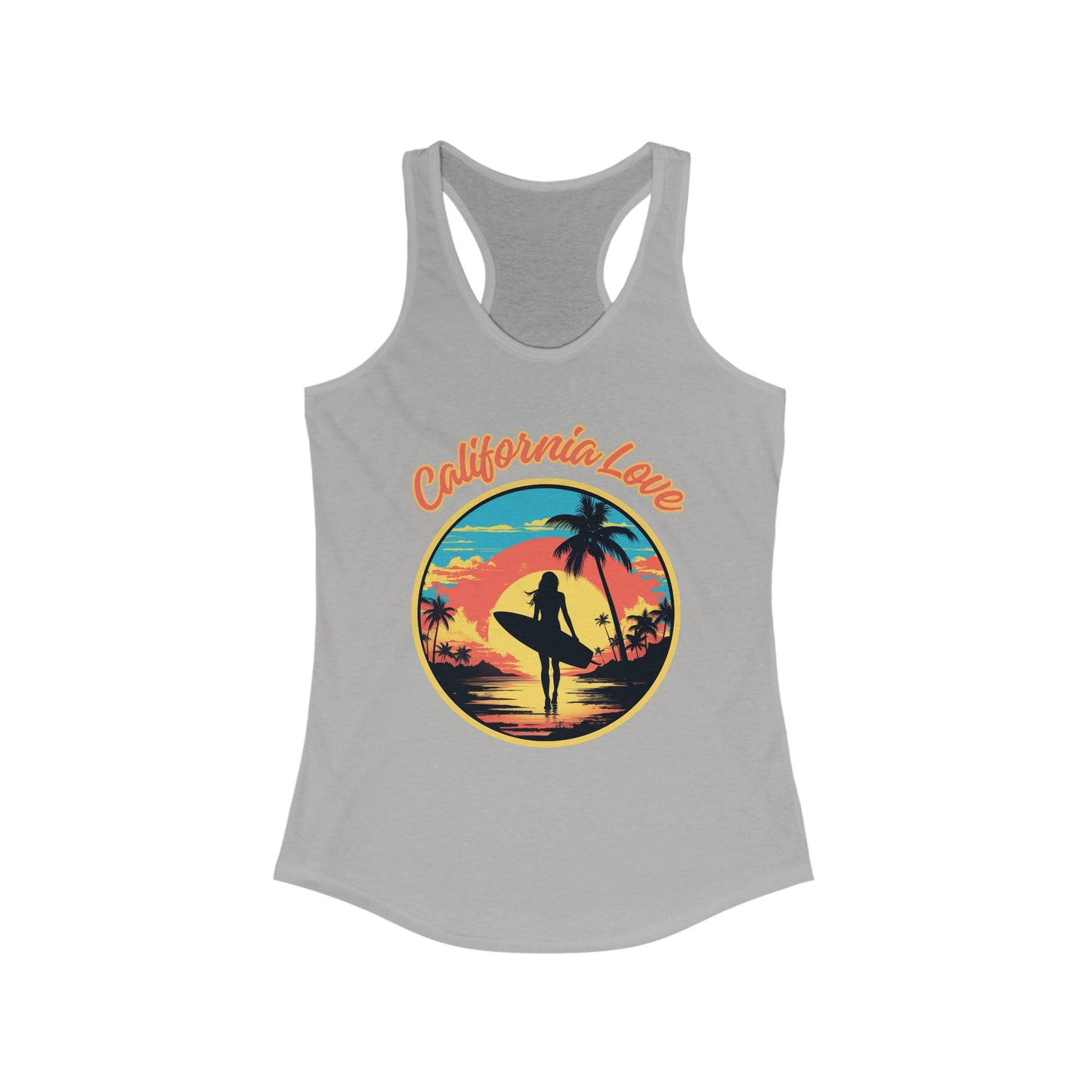 California Love Women's Ideal Racerback Tank