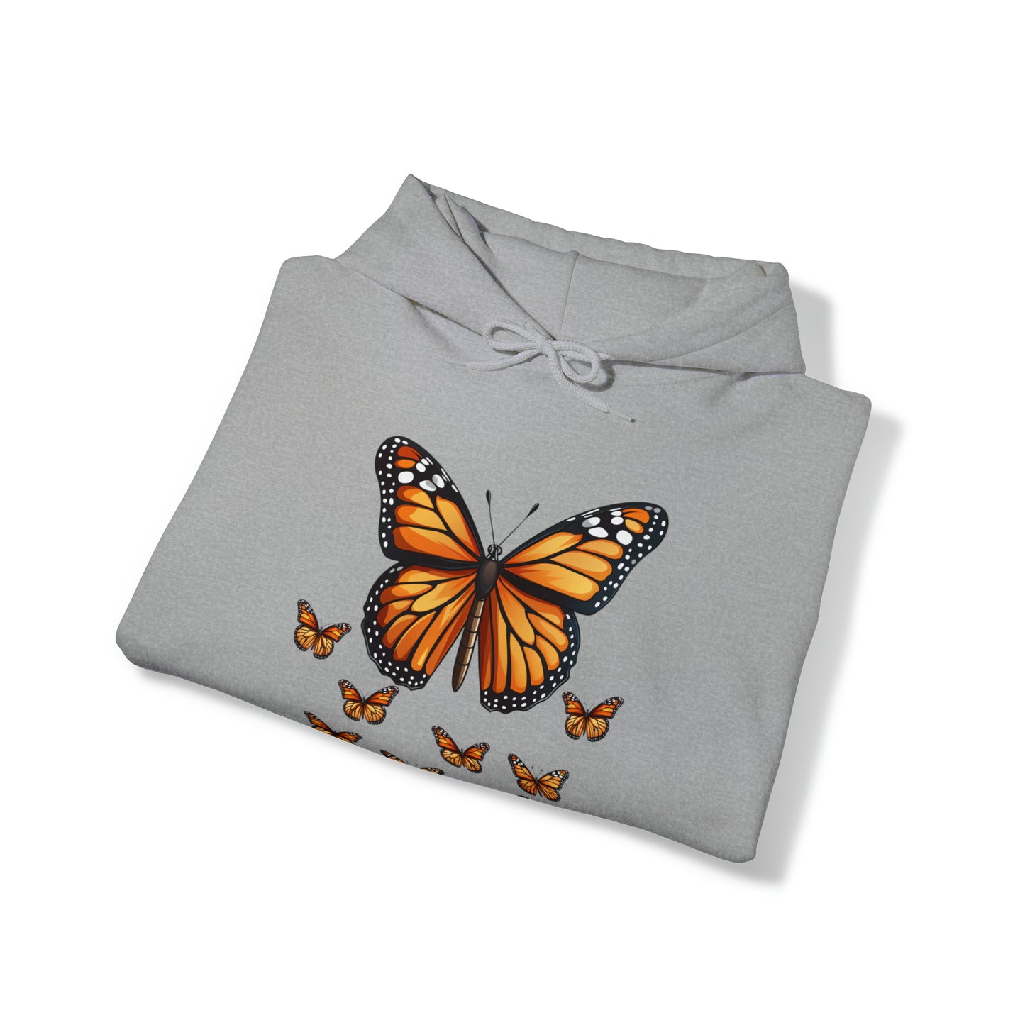 Monarch Butterflies Unisex Heavy Blend™ Hooded Sweatshirt, Pacific Grove Monarch Butterflies