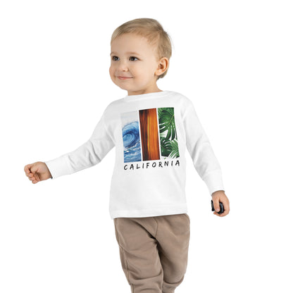 California Long Sleeved Shirt for Kids, Toddler Long Sleeve Tee