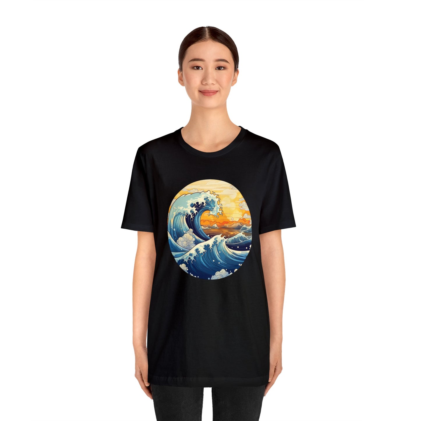 Ocean Waves T-Shirt - Unisex Short Sleeve Tee