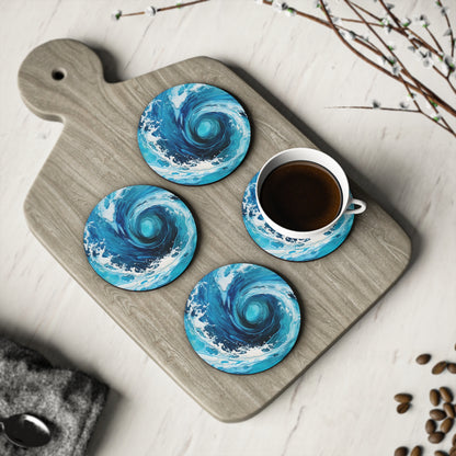 Ocean Wave Curl Coasters, Ocean Coasters