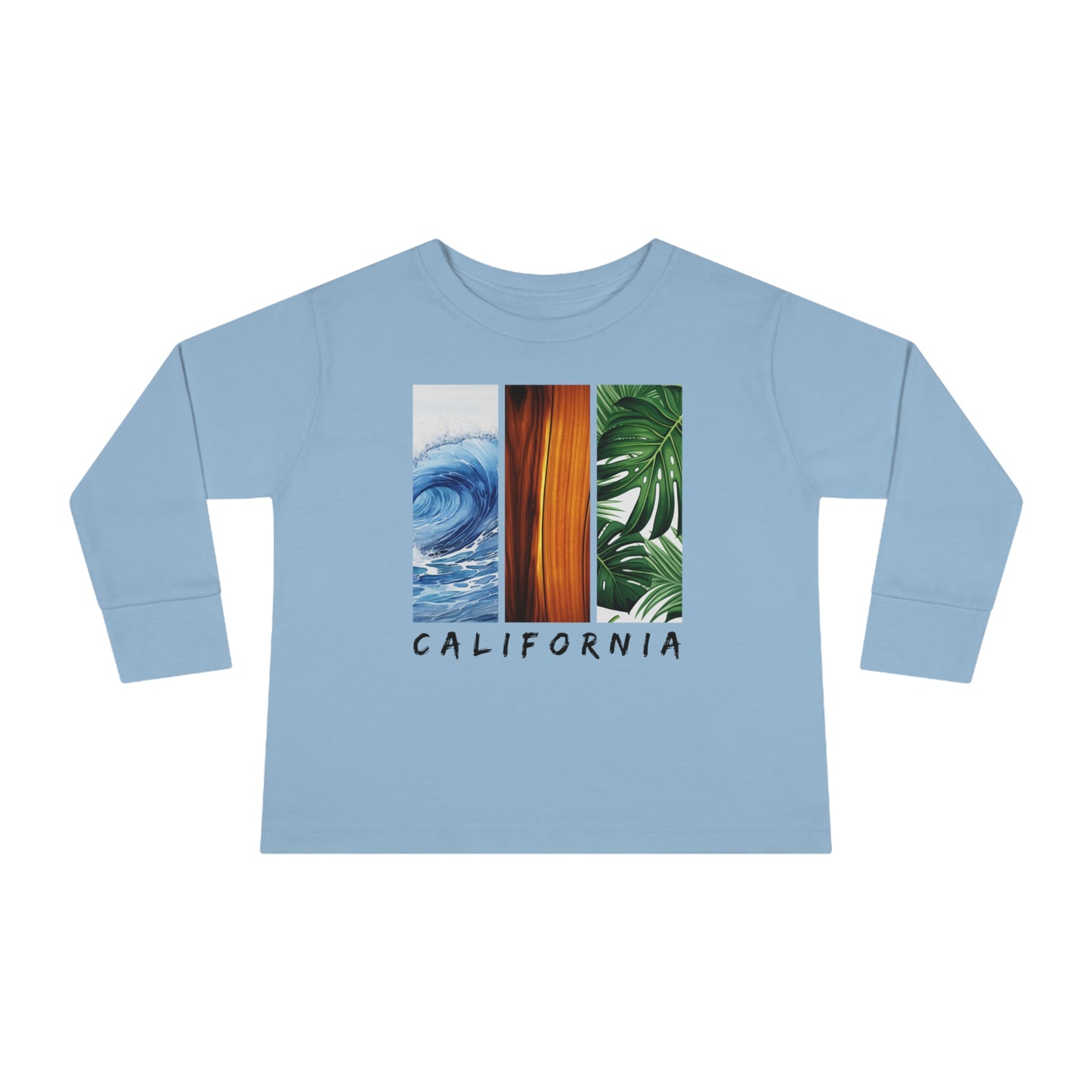 California Long Sleeved Shirt for Kids, Toddler Long Sleeve Tee