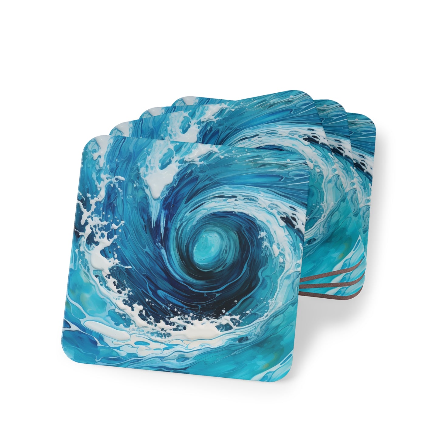 Ocean Wave Curl Coasters, Ocean Coasters