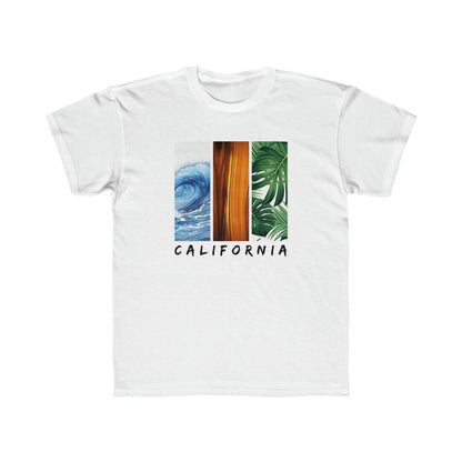 California T-Shirt for Kids, Regular Fit, Kids Surf T Shirt