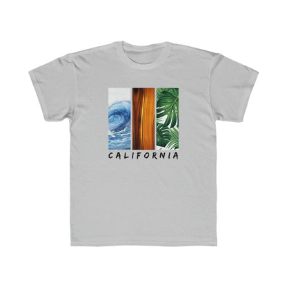 California T-Shirt for Kids, Regular Fit, Kids Surf T Shirt