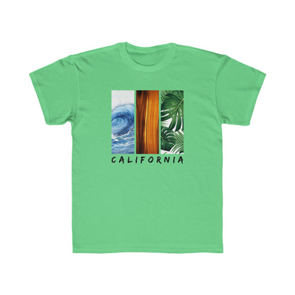 California T-Shirt for Kids, Regular Fit, Kids Surf T Shirt