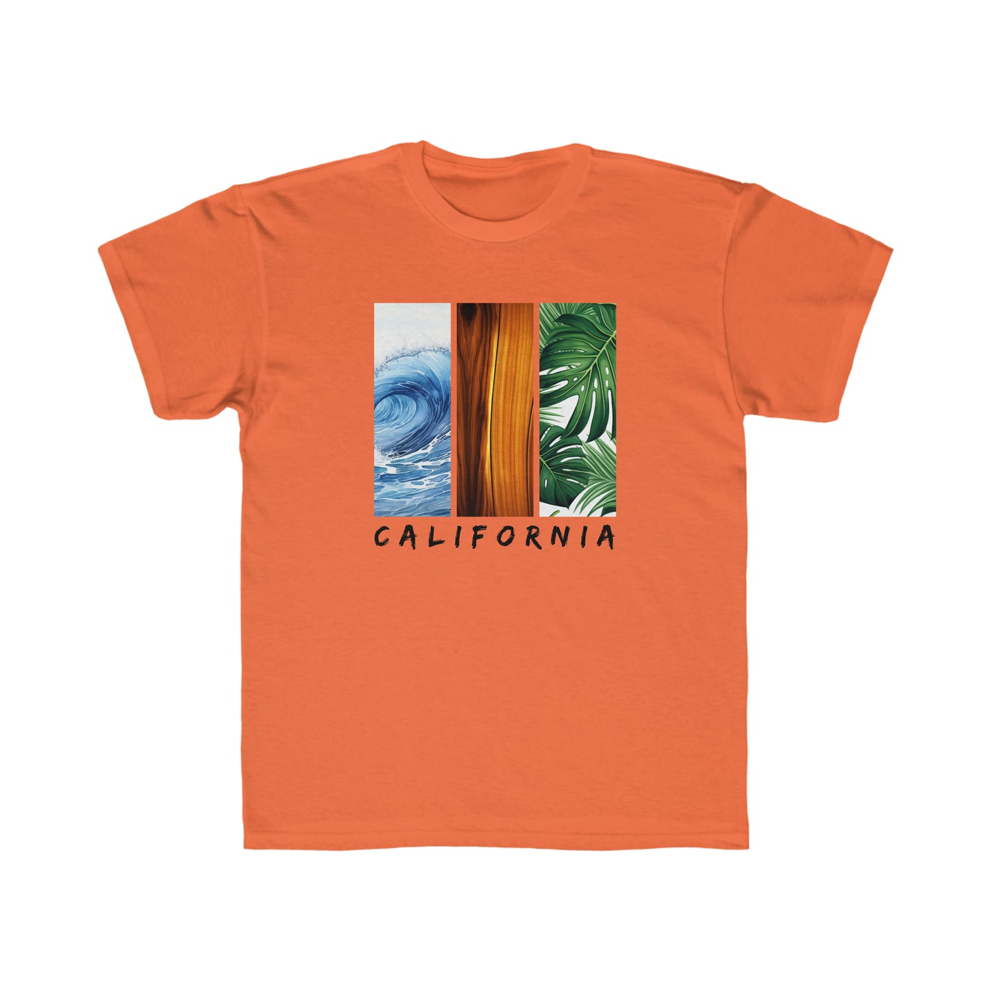 California T-Shirt for Kids, Regular Fit, Kids Surf T Shirt