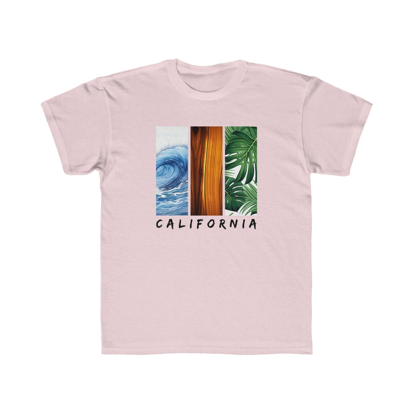 California T-Shirt for Kids, Regular Fit, Kids Surf T Shirt