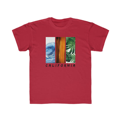 California T-Shirt for Kids, Regular Fit, Kids Surf T Shirt